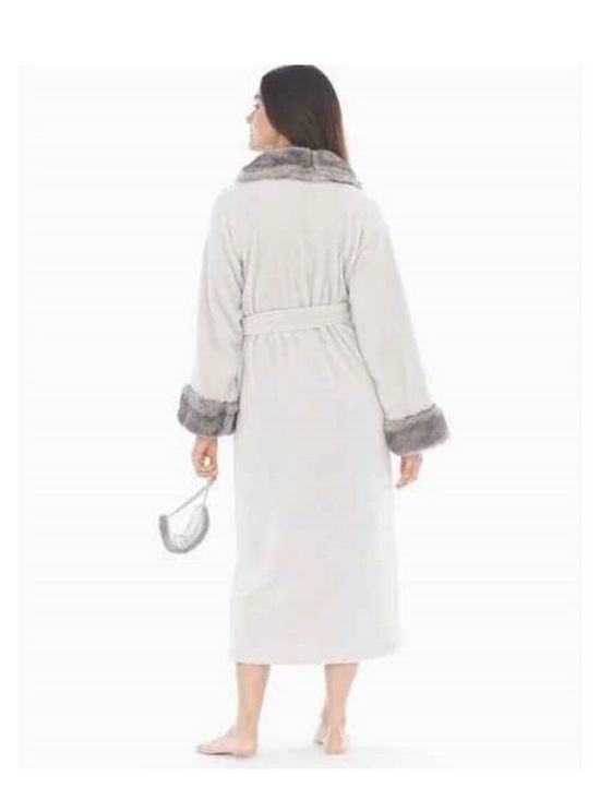 Soma Other - Luxe Faux Fur Plush Full Length Wrap Robe Size L/XL